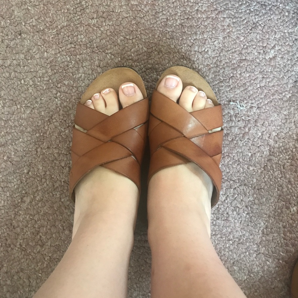 Brown sandals